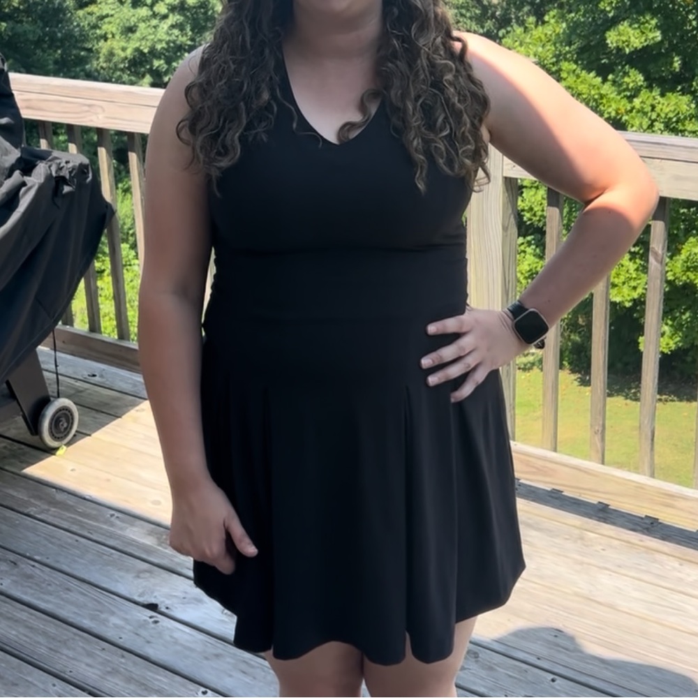 Rae Mode Pleated Athletic Dress with shorts